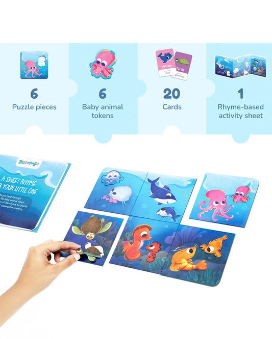 Bloomingo Mommy And Me Learning Kit-Under The Sea-Learning & Educational Toys-24M+
