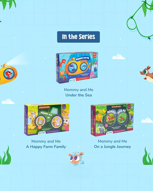 Bloomingo Mommy And Me Learning Kit-Under The Sea-Learning & Educational Toys-24M+