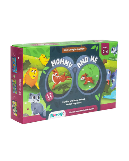 Bloomingo Mommy And Me Learning Kit-On A Jungle Journey-Learning & Educational Toys-24M+