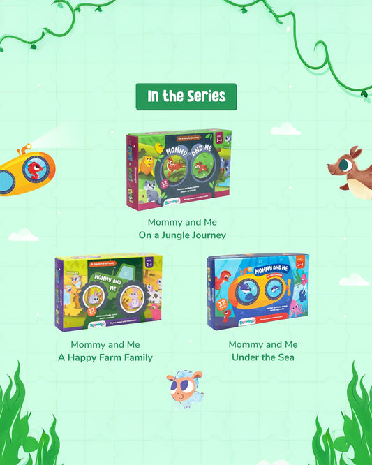 Bloomingo Mommy And Me Learning Kit-On A Jungle Journey-Learning & Educational Toys-24M+