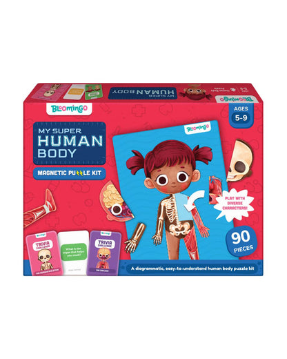 Bloomingo Human Body Puzzle-Includes 90 Pieces-Learning & Educational Toys-5Y+