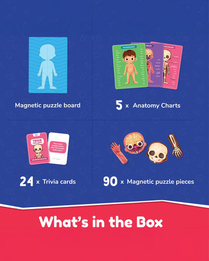 Bloomingo Human Body Puzzle-Includes 90 Pieces-Learning & Educational Toys-5Y+