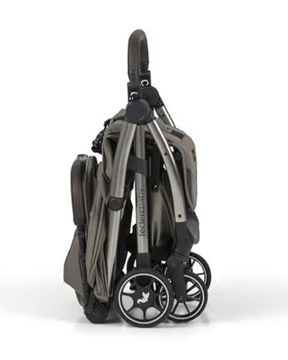 Leclerc Influencer Air-Cabin Friendly Stroller-One Touch Fold-2 Years Warranty-For 6M to 5Y (Upto 22 Kg)-Olive Green