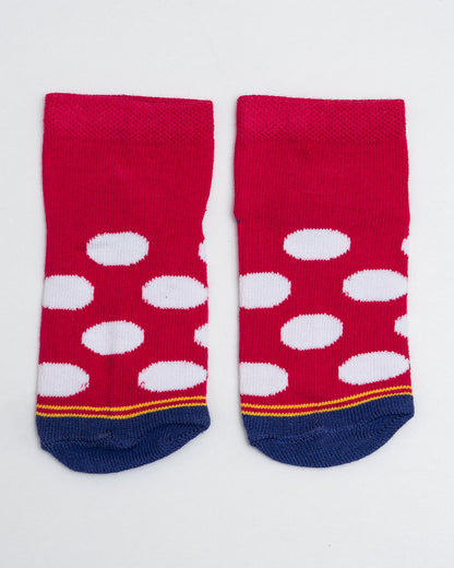 Bodycare Grey Melange Socks-Printed-Cotton-Pack of 10-For Infants
