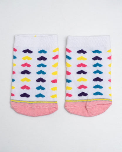 Bodycare Grey Melange Socks-Printed-Cotton-Pack of 10-For Infants