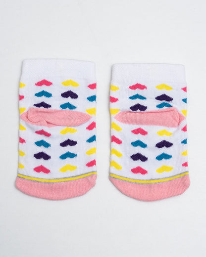 Bodycare Grey Melange Socks-Printed-Cotton-Pack of 10-For Infants