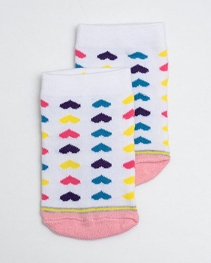 Bodycare Grey Melange Socks-Printed-Cotton-Pack of 10-For Infants