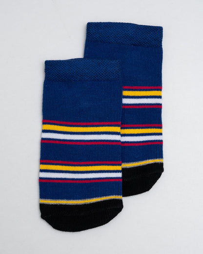 Bodycare Grey Melange Socks-Printed-Cotton-Pack of 10-For Infants