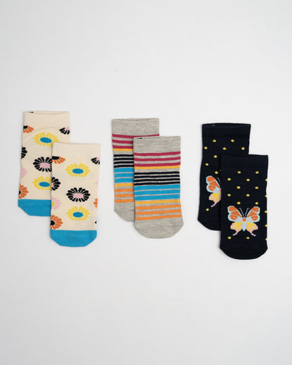 Bodycare Multicolor Socks-Printed-Cotton-Pack of 12-For Infants