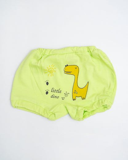 Bodycare Mint & Multicolor Briefs-Printed-Cotton-Pack of 3-For Infants