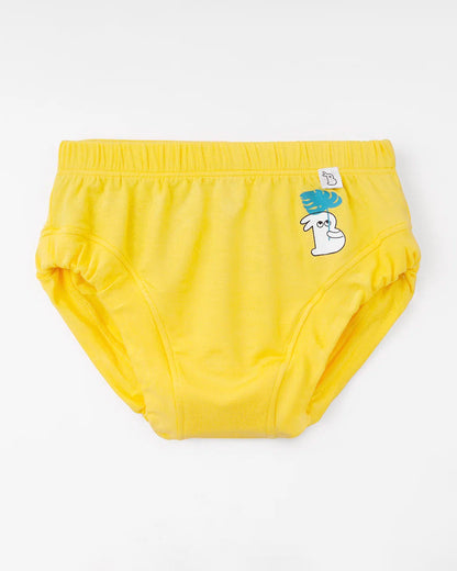 Superbottoms Light Blue & Yellow Briefs-Twinkle Tooshies & Autumn Charm-Pack of 2-For Infants