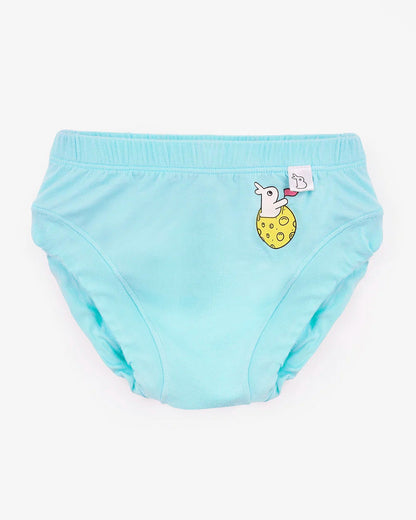 Superbottoms Light Blue & Yellow Briefs-Twinkle Tooshies & Autumn Charm-Pack of 2-For Infants