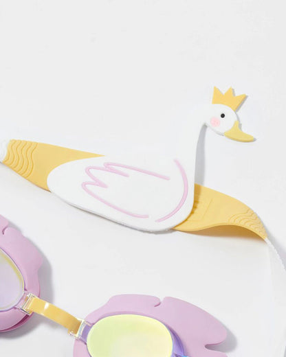 SUNNYLiFE Kids Swim Goggles-Princess Swan-Multicolor