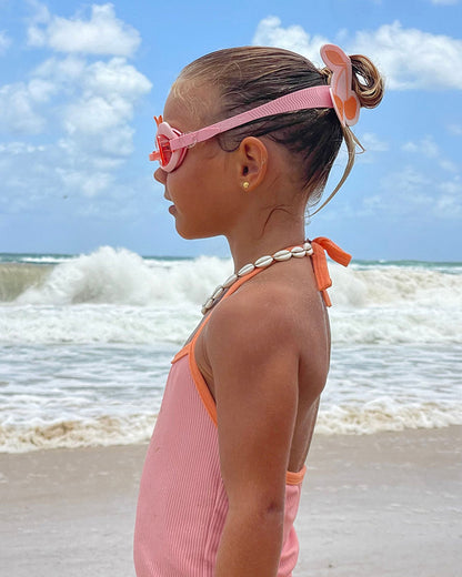 SUNNYLiFE Kids Swim Goggles-Cotton Candy-Cherry