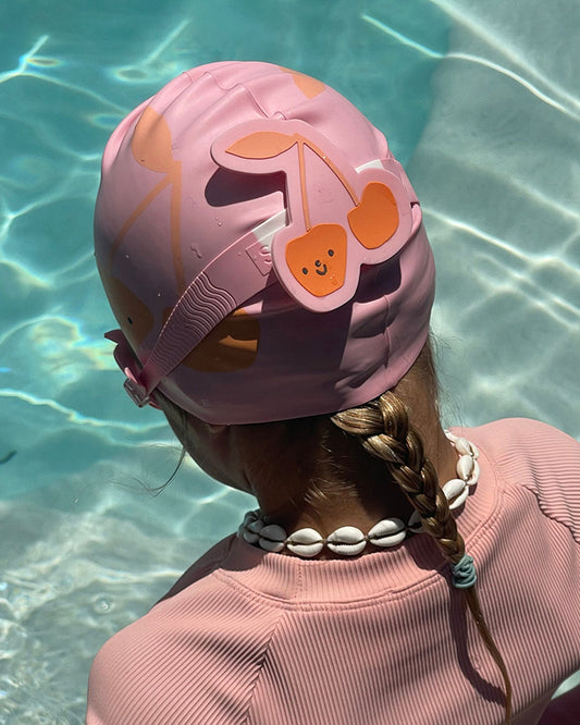 SUNNYLiFE Kids Swim Goggles-Cotton Candy-Cherry
