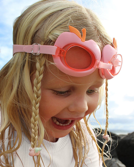 SUNNYLiFE Kids Swim Goggles-Cotton Candy-Cherry
