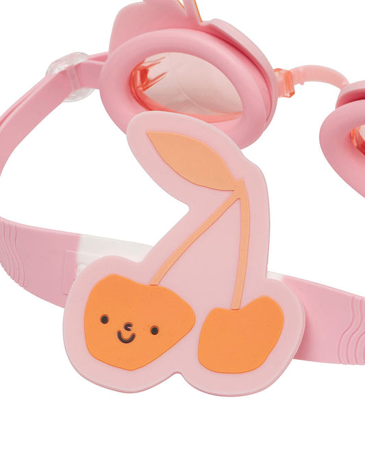 SUNNYLiFE Kids Swim Goggles-Cotton Candy-Cherry