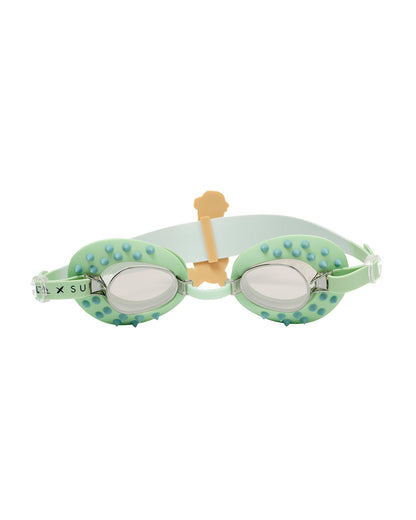 SUNNYLiFE Kids Swim Goggles-Turtle-Aqua