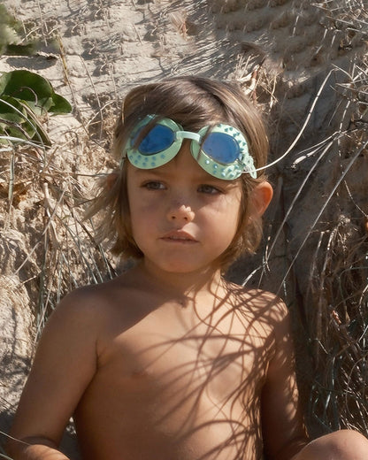 SUNNYLiFE Kids Swim Goggles-Turtle-Aqua
