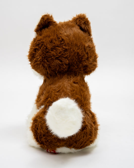 Just Bear Brown Dramatic Husky Plush Soft Toy-Improves Motor Skills-36M+