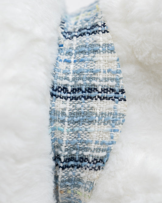 Just Bear White Bruno Dog Plush Soft Toy-Improves Motor Skills-36M+