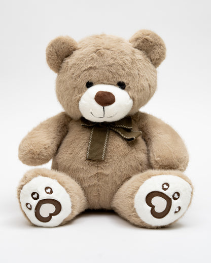 Just Bear Beige Hearty Paws Plush Soft Toy-Improves Motor Skills-36M+