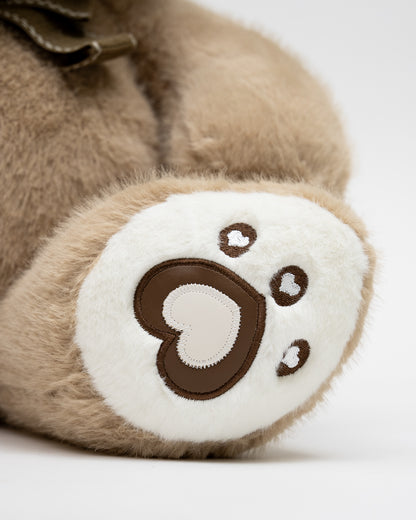 Just Bear Beige Hearty Paws Plush Soft Toy-Improves Motor Skills-36M+