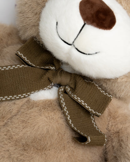 Just Bear Beige Hearty Paws Plush Soft Toy-Improves Motor Skills-36M+