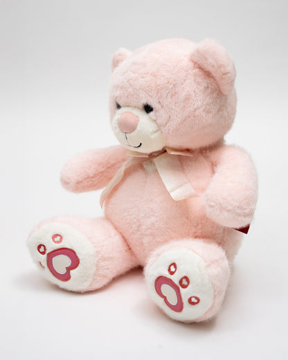 Just Bear Peach Hearty Paws Plush Soft Toy-Improves Motor Skills-36M+