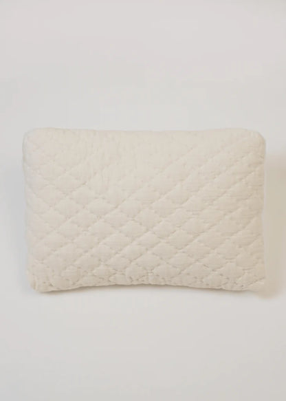 Baby Jalebi Cot Bedding Set-Rocking Horse-Hand Embroidered-100% Organic Cotton-Ecru-For Infants