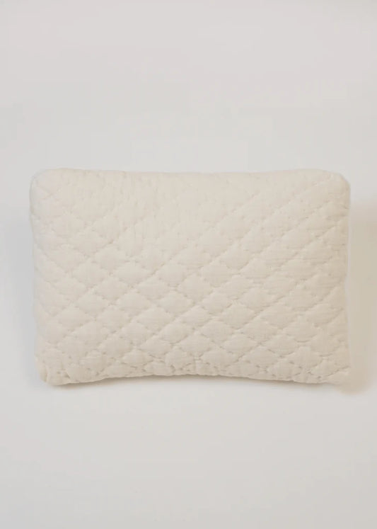 Baby Jalebi Cot Bedding Set-Rocking Horse-Hand Embroidered-100% Organic Cotton-Ecru-For Infants