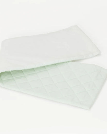 Baby Jalebi Diaper Changing Mat-Cotton-Water Resistant-Mint