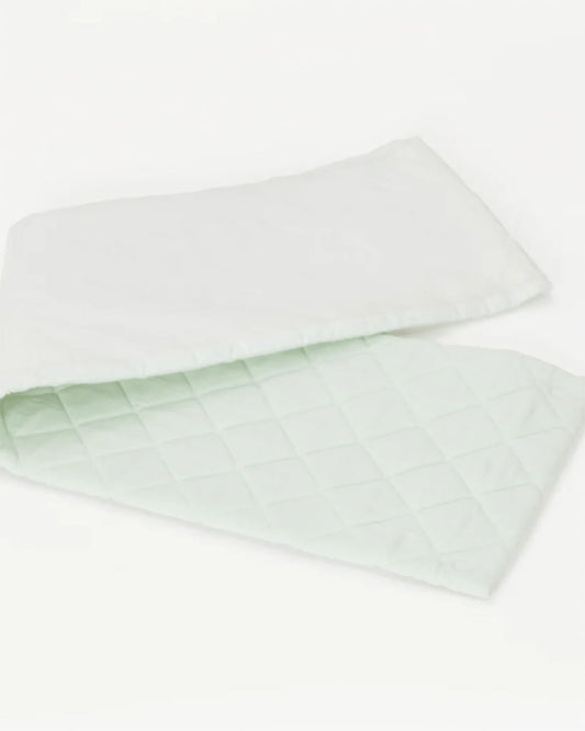 Baby Jalebi Diaper Changing Mat-Cotton-Water Resistant-Mint