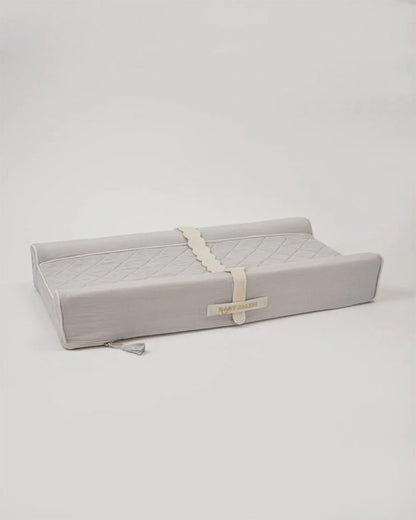 Baby Jalebi Diaper Changing Mat-Cotton-Water Resistant-Grey