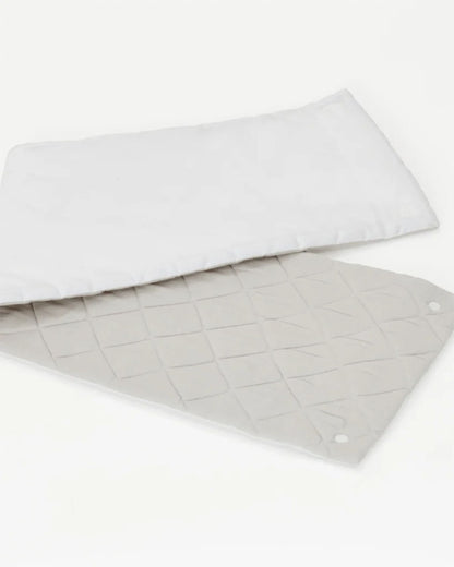 Baby Jalebi Diaper Changing Mat-Cotton-Water Resistant-Grey