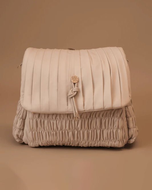 Baby Jalebi Dune Diaper Bag-Backpack-Polyester-Silver Moon-with Stroller Straps