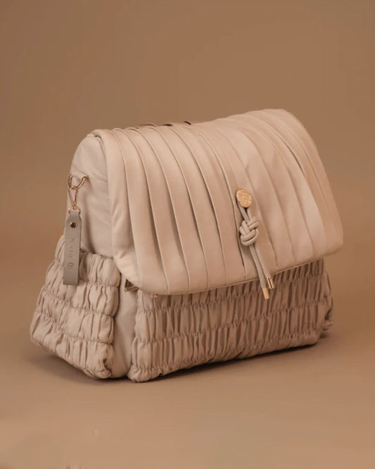 Baby Jalebi Dune Diaper Bag-Backpack-Polyester-Silver Moon-with Stroller Straps