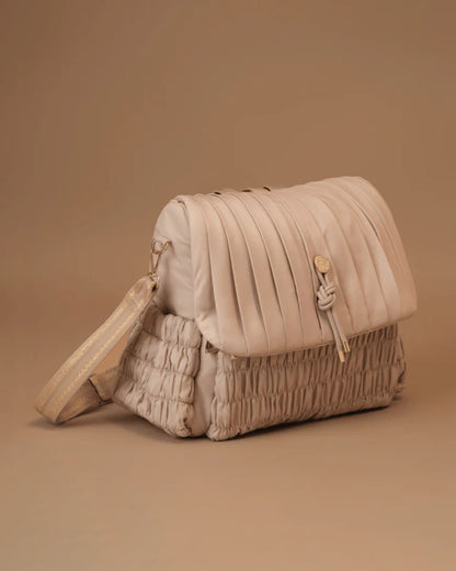 Baby Jalebi Dune Diaper Bag-Backpack-Polyester-Silver Moon-with Stroller Straps