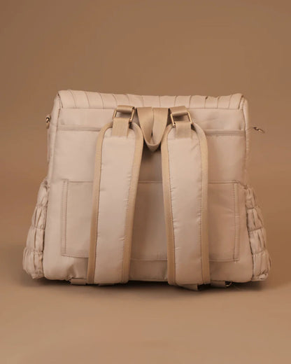 Baby Jalebi Dune Diaper Bag-Backpack-Polyester-Silver Moon-with Stroller Straps