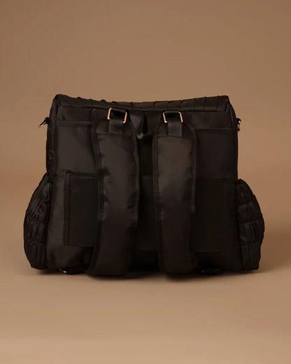 Baby Jalebi Dune Diaper Bag-Backpack-Polyester-Black-with Stroller Straps