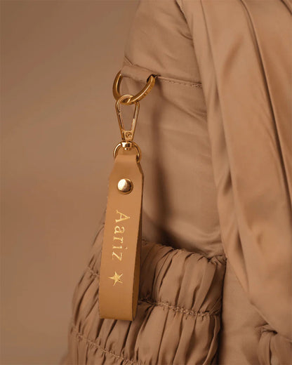 Baby Jalebi Dune Diaper Bag-Backpack-Polyester-Mocha-with Stroller Straps