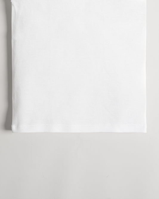 Twingle Snow White Round Neck Sleeveless Vest-Solid-100% Organic Cotton-Pack of 3-For Infants