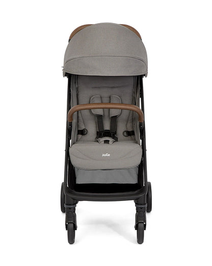 Joie Pact Pro Cabin Friendly Stroller-One Hand Fold-Flat Reclining Seat-Travel System Compatible-2 Years Warranty-Pram for 0 to 4Y (Upto 22 Kg)-Pebble