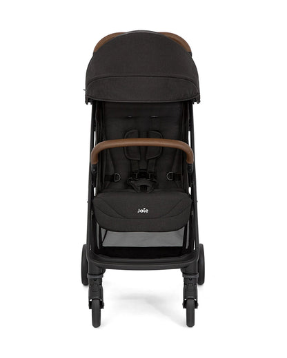 Joie Pact Pro Cabin Friendly Stroller-One Hand Fold-Flat Reclining Seat-Travel System Compatible-2 Years Warranty-Pram for 0 to 4Y (Upto 22 Kg)-Shale