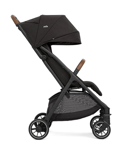 Joie Pact Pro Cabin Friendly Stroller-One Hand Fold-Flat Reclining Seat-Travel System Compatible-2 Years Warranty-Pram for 0 to 4Y (Upto 22 Kg)-Shale