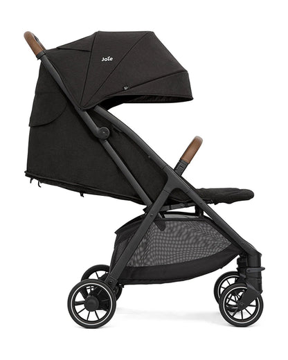 Joie Pact Pro Cabin Friendly Stroller-One Hand Fold-Flat Reclining Seat-Travel System Compatible-2 Years Warranty-Pram for 0 to 4Y (Upto 22 Kg)-Shale