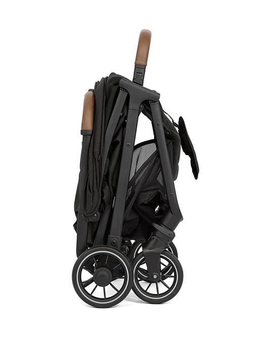 Joie Pact Pro Cabin Friendly Stroller-One Hand Fold-Flat Reclining Seat-Travel System Compatible-2 Years Warranty-Pram for 0 to 4Y (Upto 22 Kg)-Shale