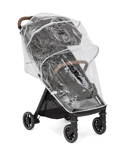 Joie Pact Pro Cabin Friendly Stroller-One Hand Fold-Flat Reclining Seat-Travel System Compatible-2 Years Warranty-Pram for 0 to 4Y (Upto 22 Kg)-Shale