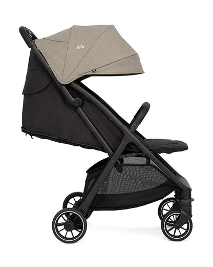 Joie Pact Pro Cabin Friendly Stroller-One Hand Fold-Flat Reclining Seat-Travel System Compatible-2 Years Warranty-Pram for 0 to 4Y (Upto 22 Kg)-Twig