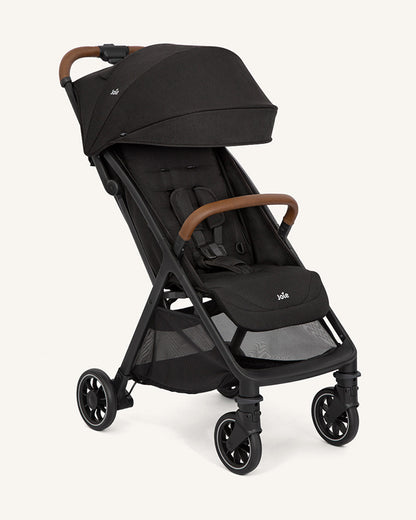 Joie Pact Pro Lightweight Stroller & i-Snug 2 Car Seat Travel System-Stroller Features (One Hand Fold, Upto Upto 22 Kg)-Car Seat Features (Adjustable Headrest, Upto 13 Kg)-Shale